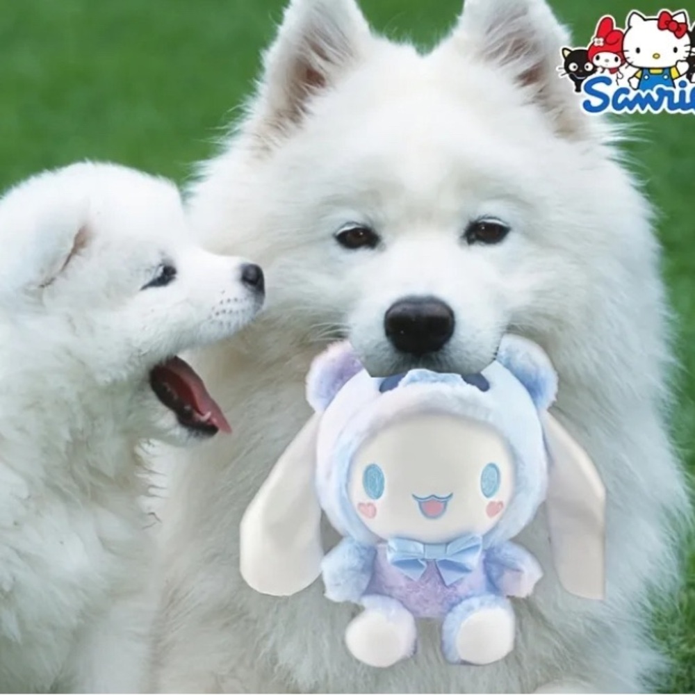 {NEW} Sanrio Licensed Blue and White Plush Cinnamoroll Dog or Child Toy